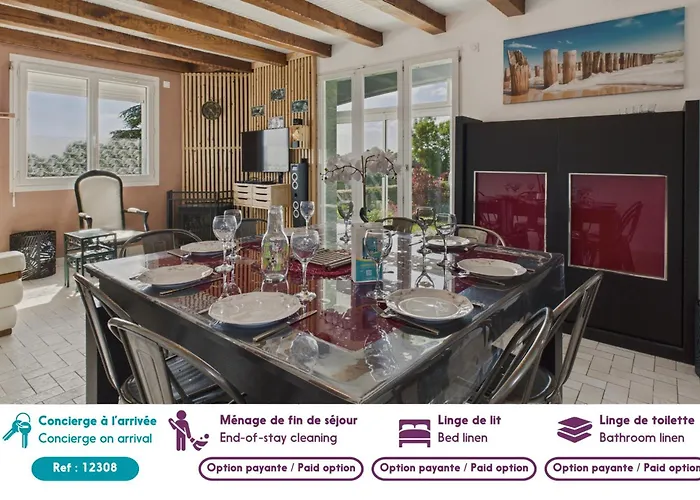 Maison Pour 2 Adultes Et 2 Enfants Avec Jardin Дом отдыха *